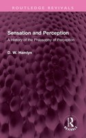 Sensation And Perception | A History Of The Philosophy Of Perception | Hamlyn