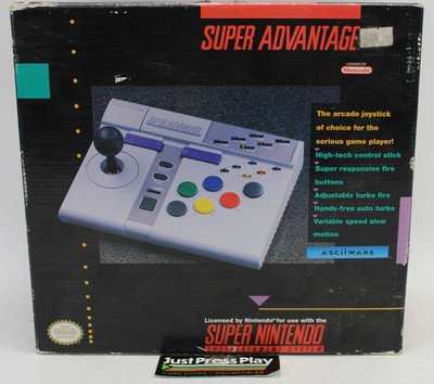 Super Advantage Arcade Joystick Super Nintendo Controller Asciiware NIB