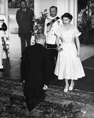 Jamaica Kingston Kenneth Kennedy O Connor Knighted By The Queen El- Old Photo