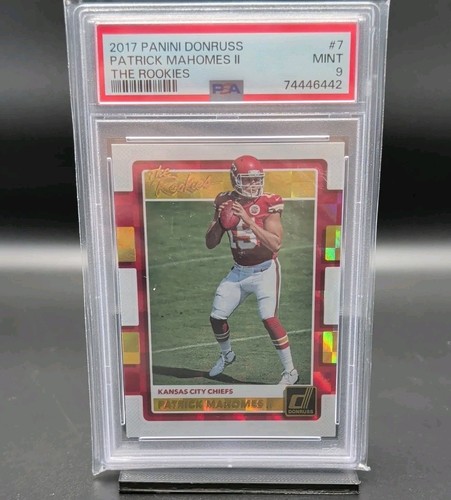 2017 Panini Donruss - The Rookies Patrick Mahomes II #7 (RC) PSA 9 MINT