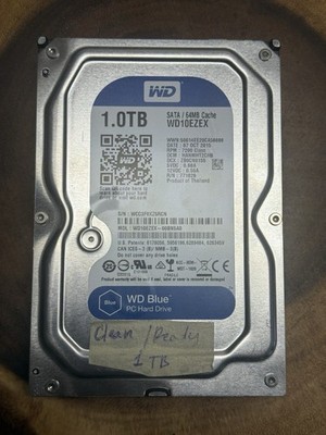TESTED Western Digital (WD) Blue 1TB internal hard disk drive (HDD) WD10EZEX  #9