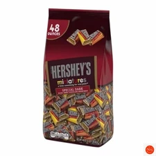Hershey's special Dark Mildly Sweet Chocolate Miniatures Assortment - 48oz