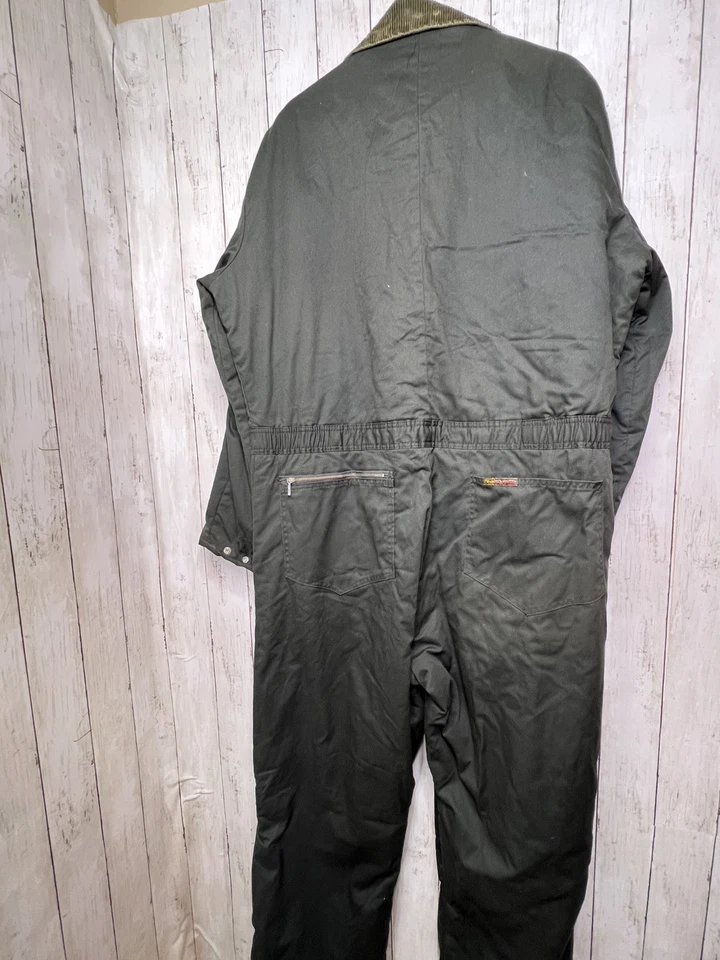 Vintage Walls Blizzard Pruf Insulated Coveralls XL One Piece Zip Jumpsuit USA - Image 3 of 4