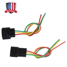 3 Wire Waterproof Electrical 1.8mm Wire Connector Mating Harness Plug for car US