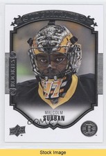 2015-16 Upper Deck UD Portraits Malcolm Subban #P-55 READ o2z