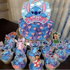 Lilo Stitch Pink Birthday Party Decorations T-53