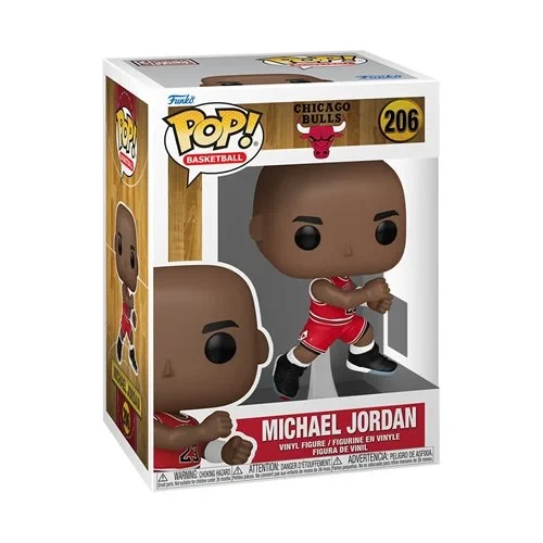NBA Legends Bulls Michael Jordan 1989 Playoffs Funko Pop! #206 With Protector