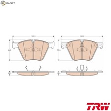 BRAKE PAD SET DISC BRAKE GDB1964 FOR BMW X5/SAV/F15/F85/E70 X6/SAC/E71/E72/F16