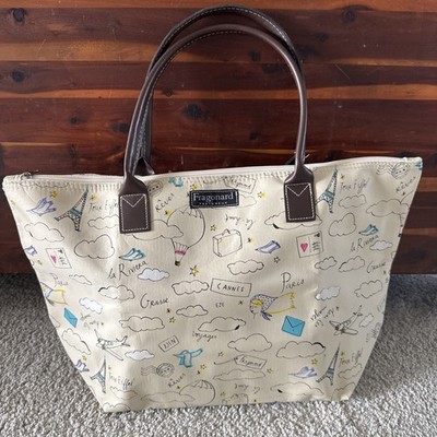 Fragonard PARFUMEUR La Riviera Paris France Themed Nylon Travel Tote Bag NEW!