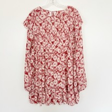 Free People These Dreams Floral Mini Dress in Tea Combo Size Medium