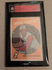 1959 Topps - High # Mike Cuellar #518 Name Misspelled as Cueller (RC)
