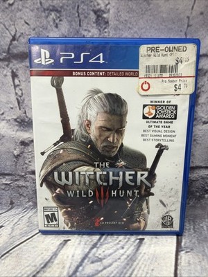 The Witcher 3 Wild Hunt PS4 PlayStation 4 + Map Complete - Tested