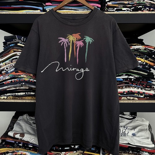 90s Mirage Casino Las Vegas Washed T-Shirt Black L
