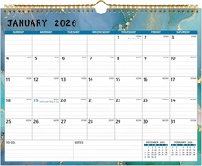 Wall Calendar 2025-2027 – 2 Year Calendar 2025-2027