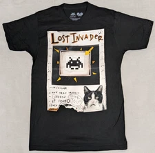 Deadmau5 Shirt Mens Medium Black Space Invaders DJ Electronic House Music Tech