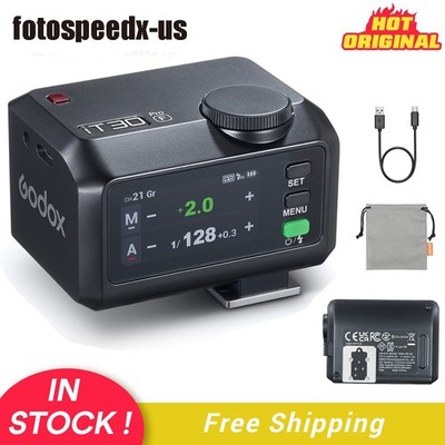Godox iT30Pro F 2.4G Mini Flash HSS TTL 1/8000s Touchscreen Speedlite for Fuji