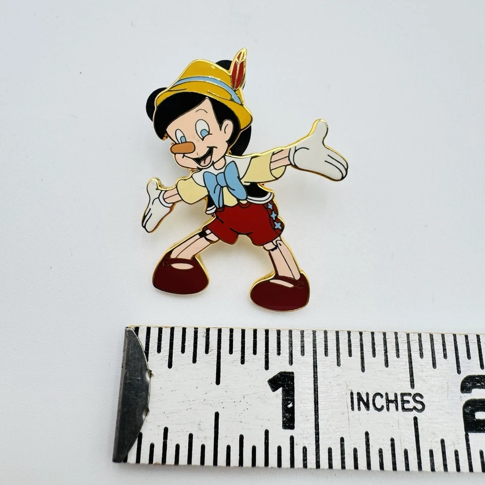 Disney Pinocchio Arms Spread Out Pin VINTAGE WAFFLE BACK 2002 - Image 2 of 4