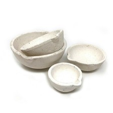 Ceramic Melting Dish Crucible Bowl Metal Casting Gold Silver Refining Jewellers