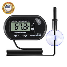 Aquarium Thermometer LCD Digital Fish Tank Thermometer with Water-Resistant Sens
