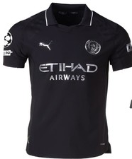 NWT Puma Erling Haaland Manchester City 25/26 Authentic Away Soccer Jersey Men L