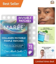 72 Count Salicylic Acid Pimple Patches - Gentle Anti-Acne Treatment for All Skin