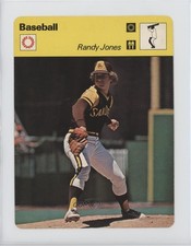 1977-79 Sportscasters Series 17 Lausanne Randy Jones #17-04 1m8