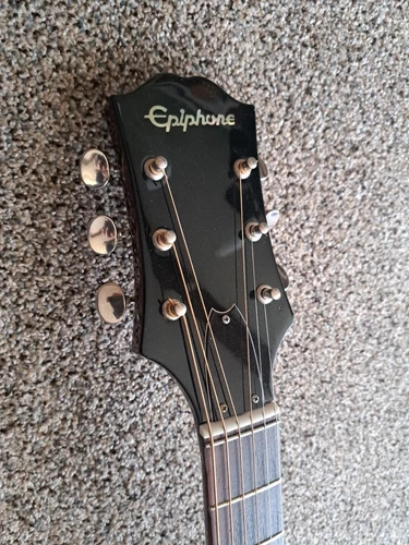 Epiphone FT-130 Caballero 00-18 Style ADJ Blue Label With Case - Picture 5 of 12