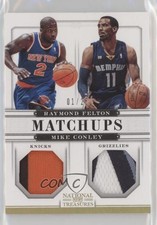 2012-13 Panini National Treasures Prime 1/25 Mike Conley Raymond Felton #10 1u6