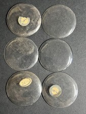LOT OF 6 GLASS POCKET WATCH CRYSTALS SIZE 20 REPLACEMENT PARTS
