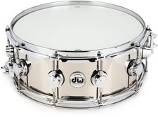 DW Collector's Series Metal Snare Drum - 5.5 inches x 14 inches, Nickel Over