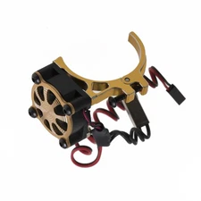 Gold Motor Cooling Fan Adjustable Radiators Part For TRX4 SCX10 RC Car I