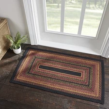 Accent Rug Heritage Farms Jute Primitive 27x48 Rect No Slip Pad Floor VHC Brands