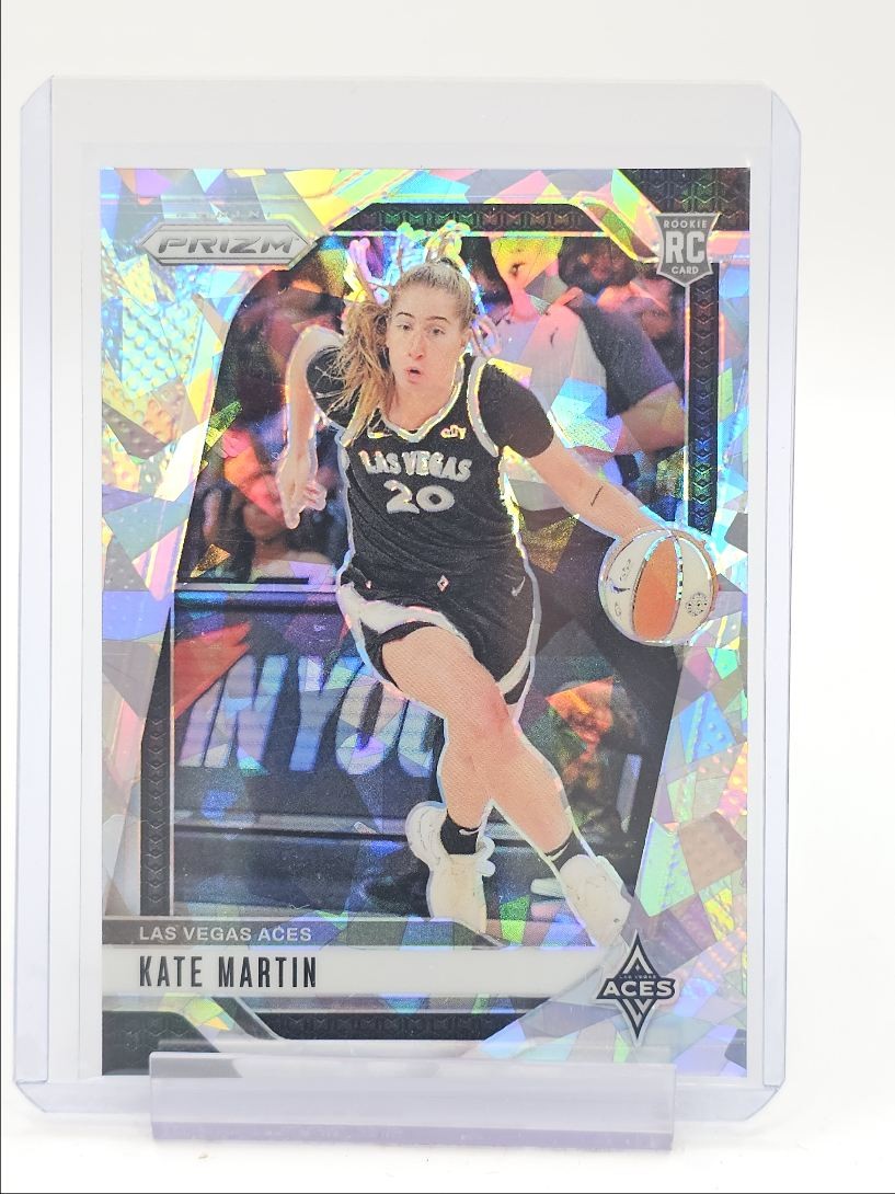 KATE MARTIN 2024-25 PANINI PRIZM WNBA ROOKIE CRACKED ICE #126 RC Q3701