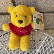Vintage 1991 Sears Winnie the Pooh Bear Plush 6  Walt Disney Stuffed Animal