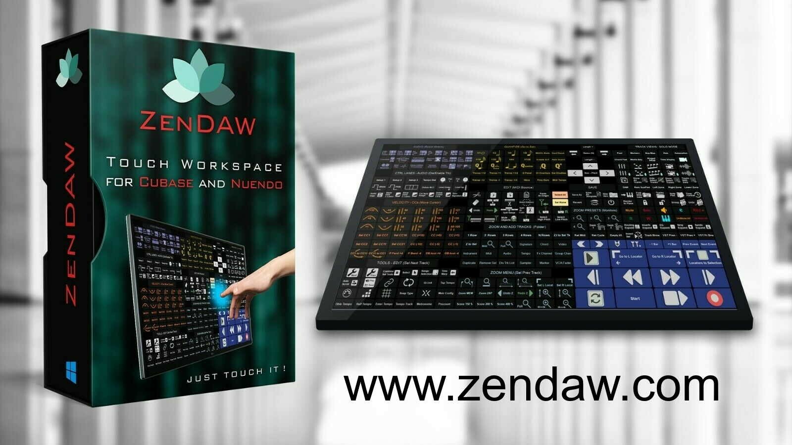 ZenDAW touch workspace pour Cubase Nuendo la solution tactile d'excellence studio