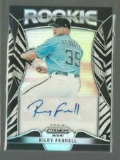 2019 Panini Prizm Rookie Autograph Prizm Zebra Stripe #96 Riley Ferrell (r 65838