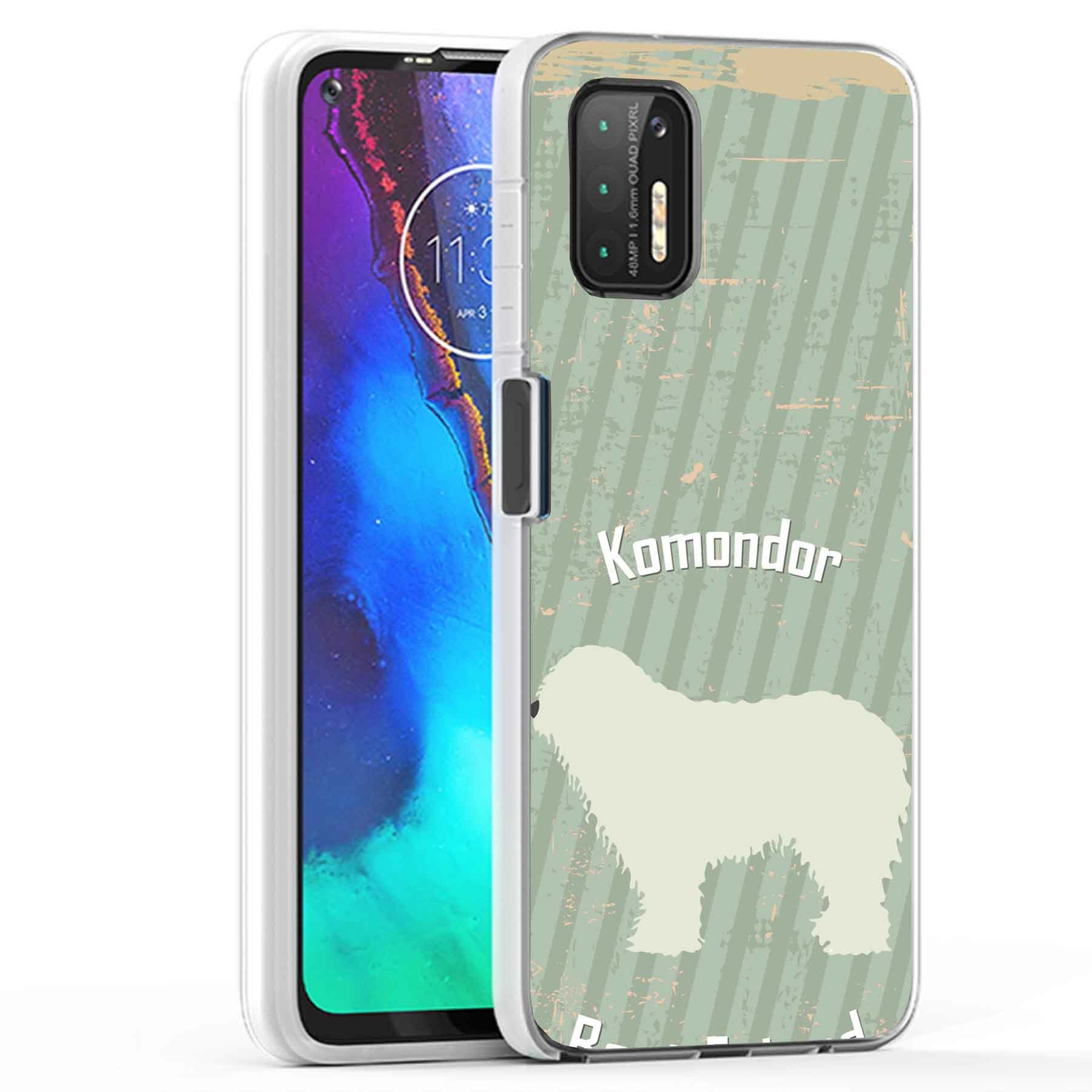 Motorola Moto G Stylus 2021 Case with Komondor Dog Design - Made in USA-image