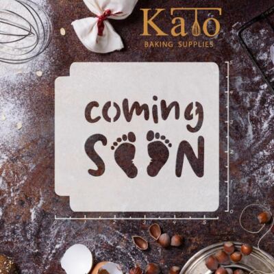 Baby Shower - Coming Soon 783-B108 Stencil