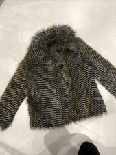 Bershka Faux Fur Jacket Size S