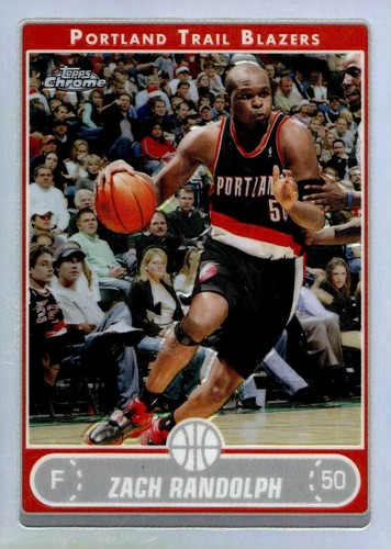 2006 Topps Chrome Zach Randolph #102 card