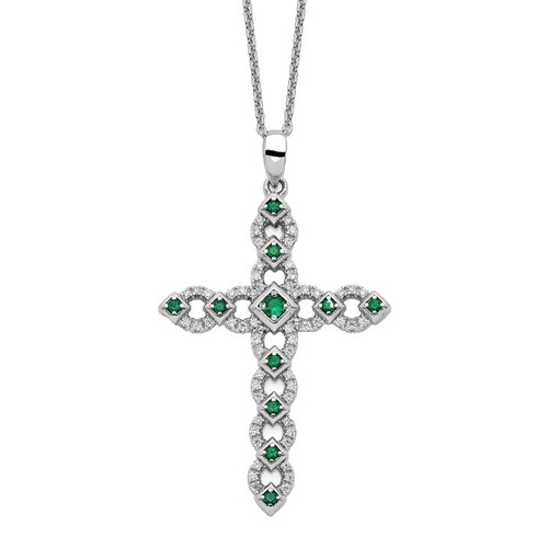Green Crystal Necklace Of Belt Measuring 50 Inch display picture 1
