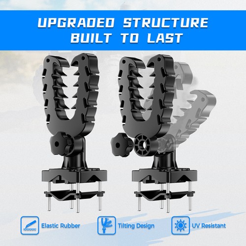 UTV ATV Tool Rack Holder Tool Rack Shovel Rack Mount for Sportsman Outlander - Picture 4 of 11
