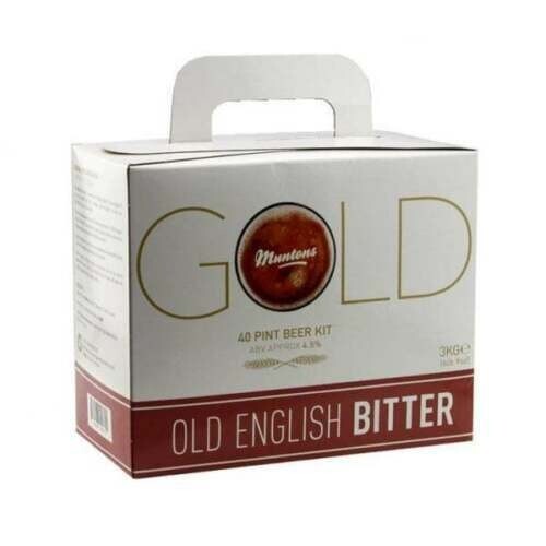 Muntons Gold Beer Kit OLD ENGLISH BITTER Beer Making Kit 3kg Home Brew P&P UK