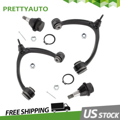 Qty4 Front Lower Ball Joint Fits Cadillac Chevrolet GMC STEEL Control Arms ONLY