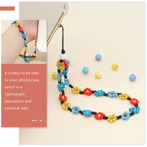 Anti-verlorenes Handy-Seil Handy-Lanyard Perlenbesetztes Telefonarmband - Zdjęcie 4 z 12