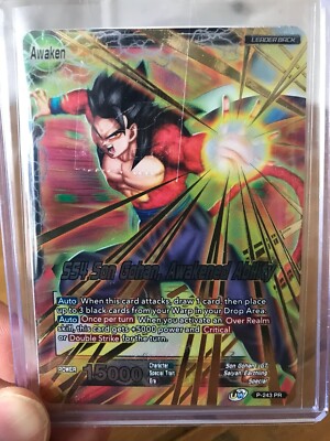 Dragon Ball Super Card Game - P-243 PR - SS4 Son Gohan, Awakened Ability *NM*