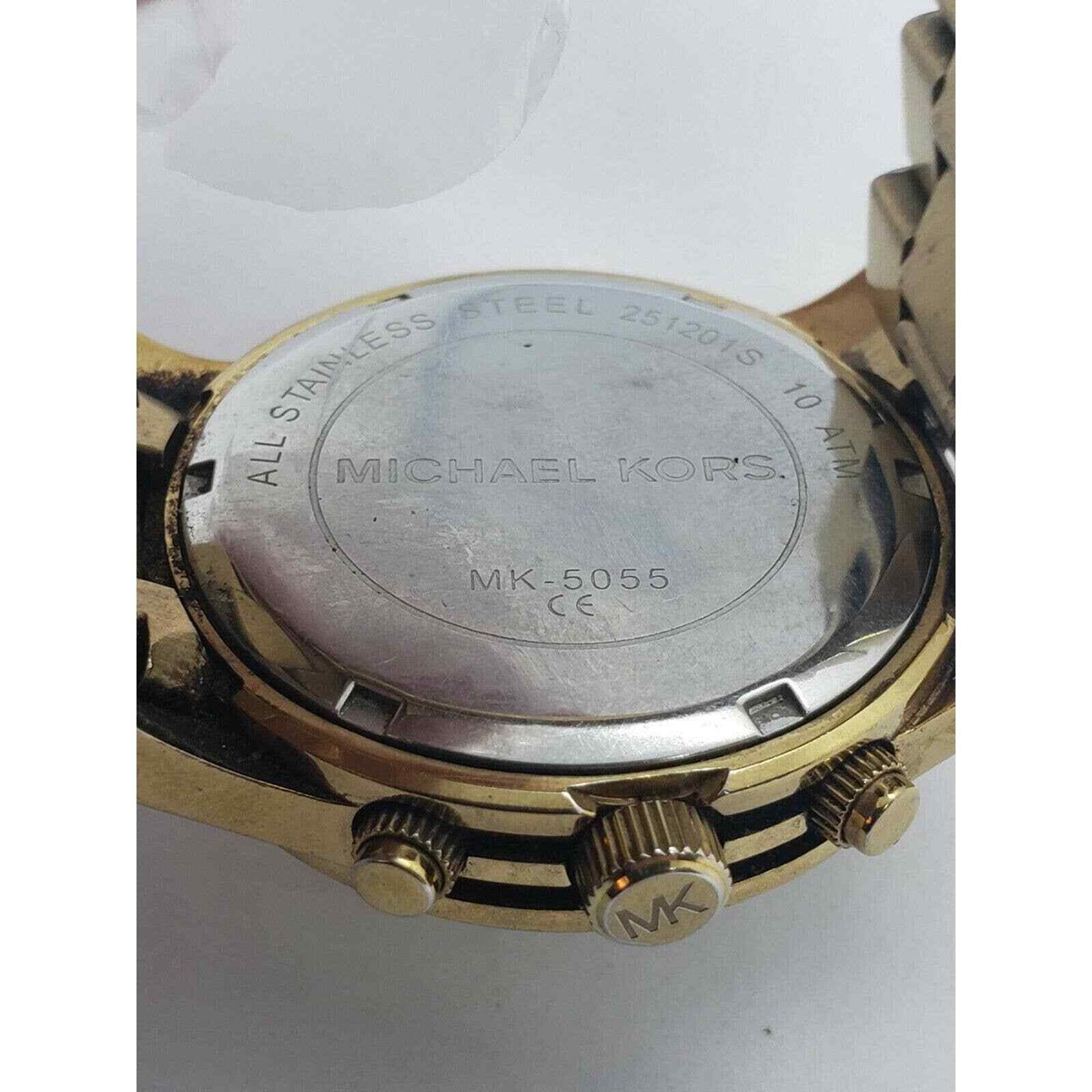 マイケルコースMICHAEL KORS レディース腕時計 MK5055 ゴールド Amazon.co.jp: Michael Kors Midsized Chronograph Gold Tone
