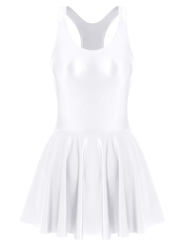 Vestido de golf de tenis brillante para mujer sin mangas cuerpo de carreras vestidos deportivos - Imagen 21 de 109
