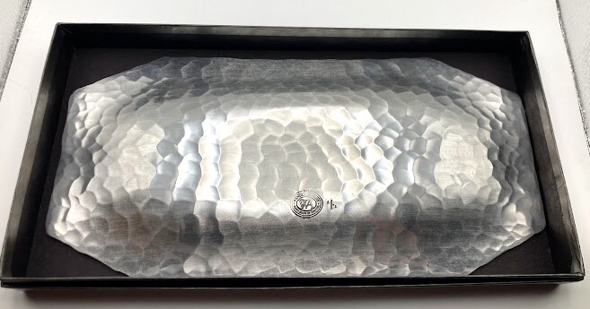 Wendell August Pittsburgh 3 Rivers Stadium Skyline Forged Metal Dish 12x6