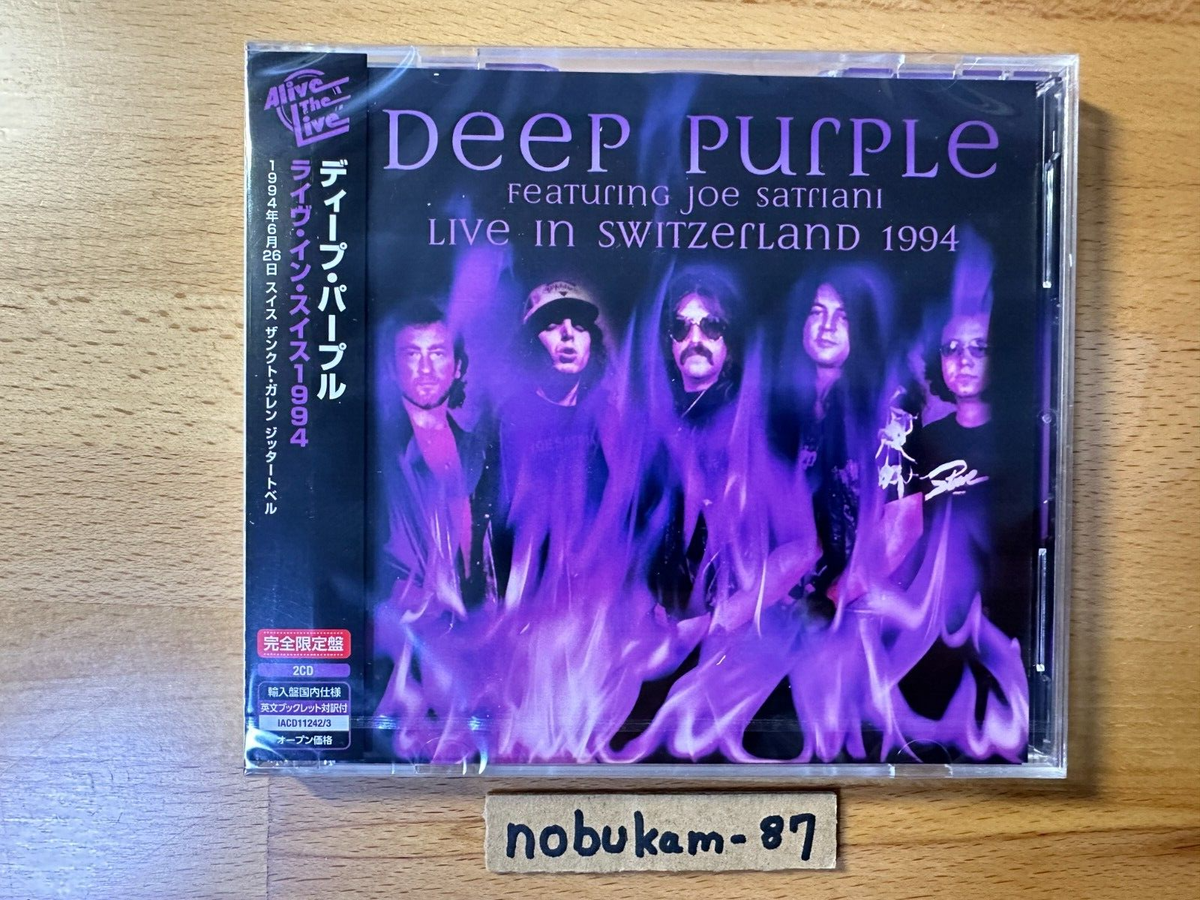 DEEP PURPLE FEATURING JOE SATRIANI LIVE IN SWITZERLAND 1994 JAPAN